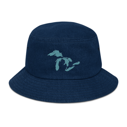 Great Lakes Denim Bucket Hat (Huron Blue)