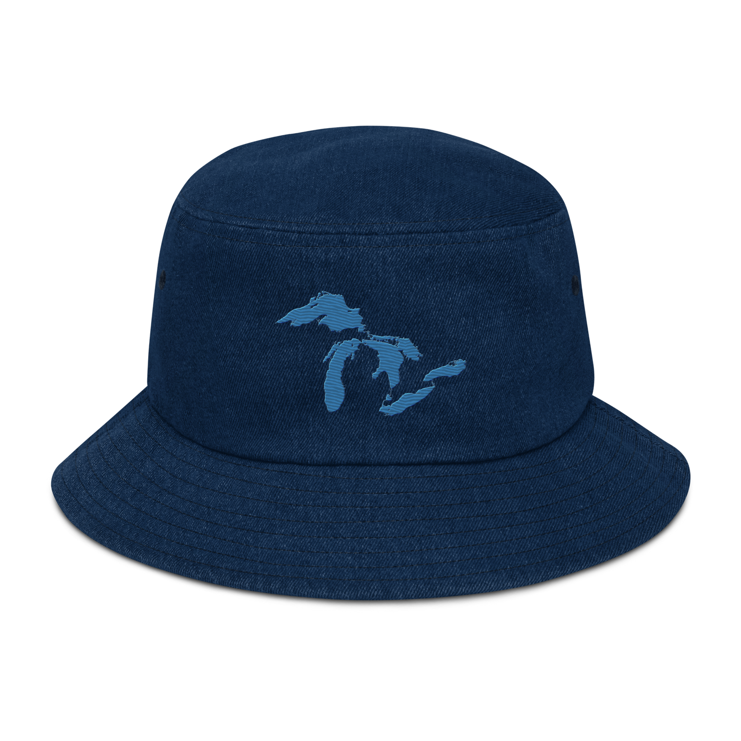 Great Lakes Denim Bucket Hat (Superior Blue)