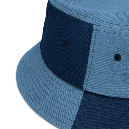 Michigan Upper Peninsula Denim Bucket Hat (Patriot Edition)