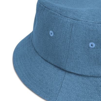 Michigan Upper Peninsula Denim Bucket Hat (Ukraine Edition)