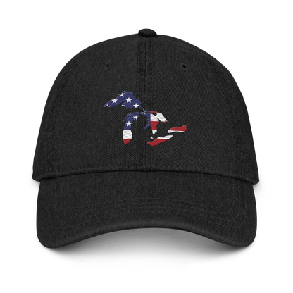 Great Lakes Denim Baseball Cap (Patriotic Edition)