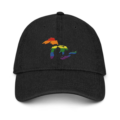 Great Lakes Denim Baseball Cap (Rainbow Pride Edition)