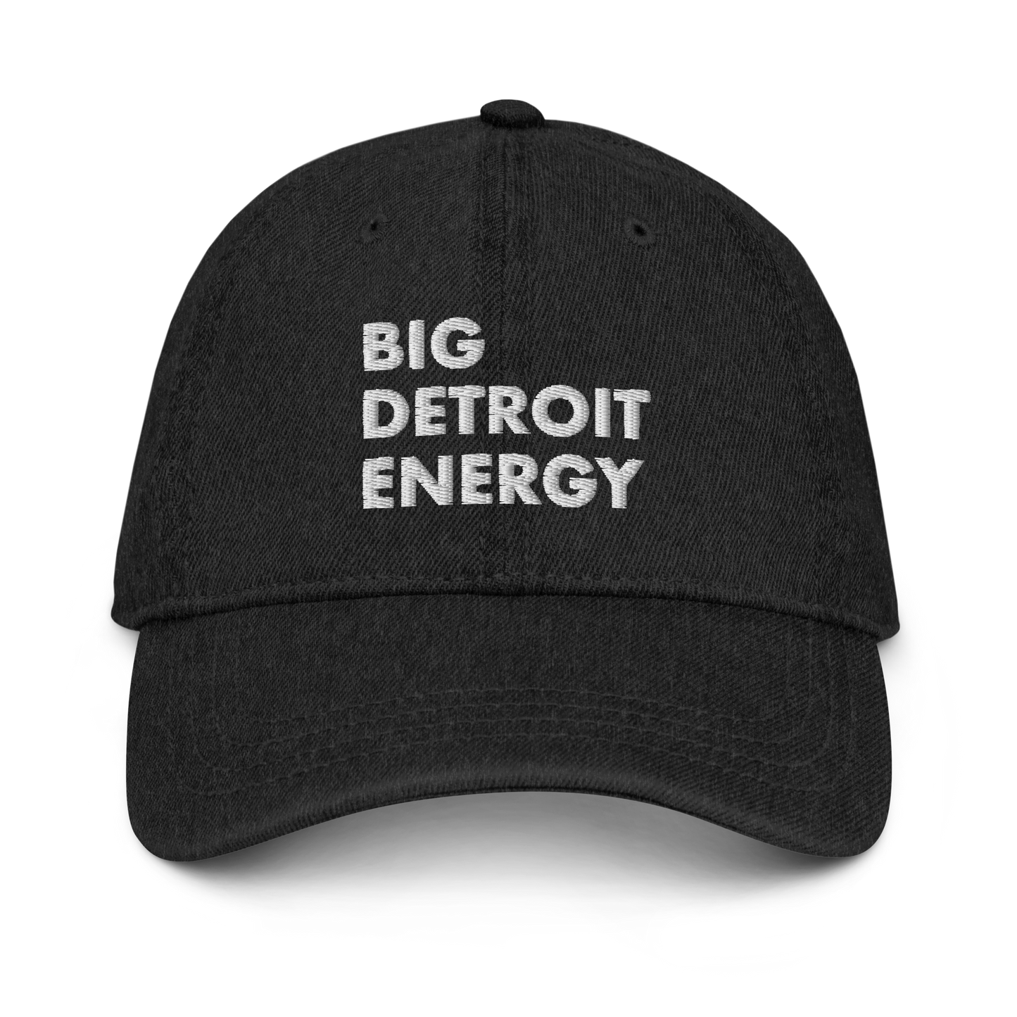 'Big Detroit Energy' Denim Baseball Cap