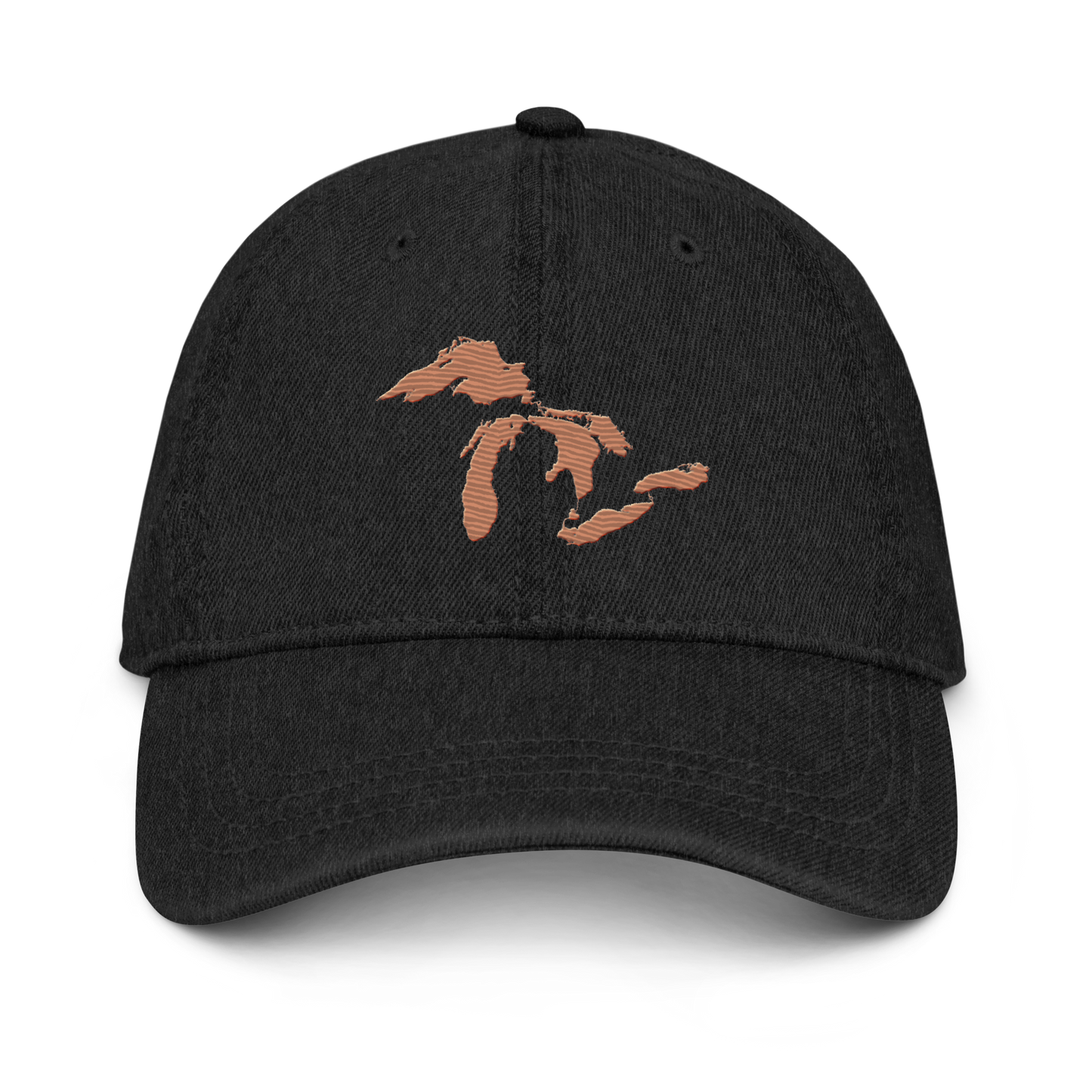 Great Lakes Denim Baseball Cap (Copper)