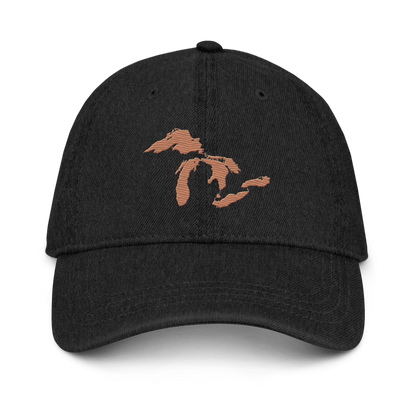 Great Lakes Denim Baseball Cap (Copper)