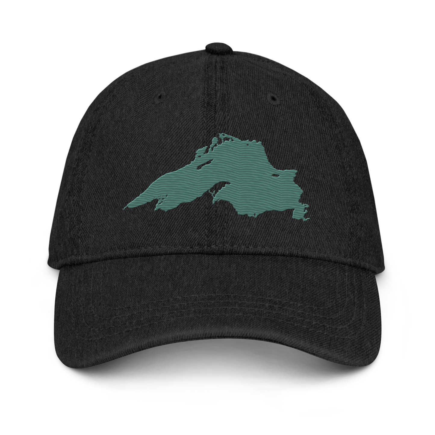 Lake Superior Denim Baseball Cap | Copper Green