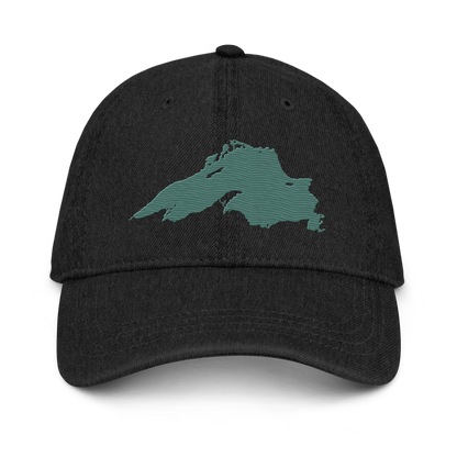 Lake Superior Denim Baseball Cap | Copper Green