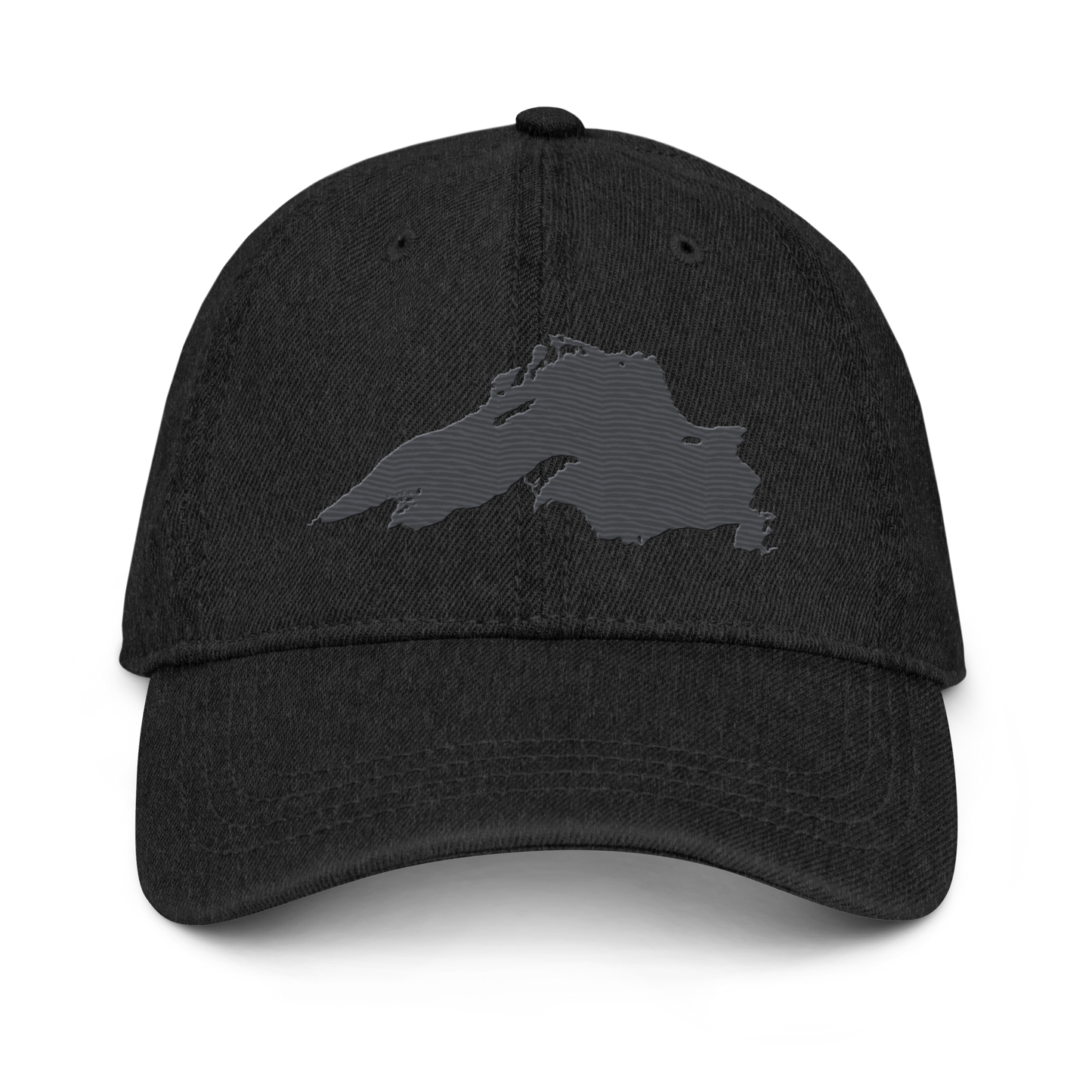 Lake Superior Denim Baseball Cap | Iron Ore Grey