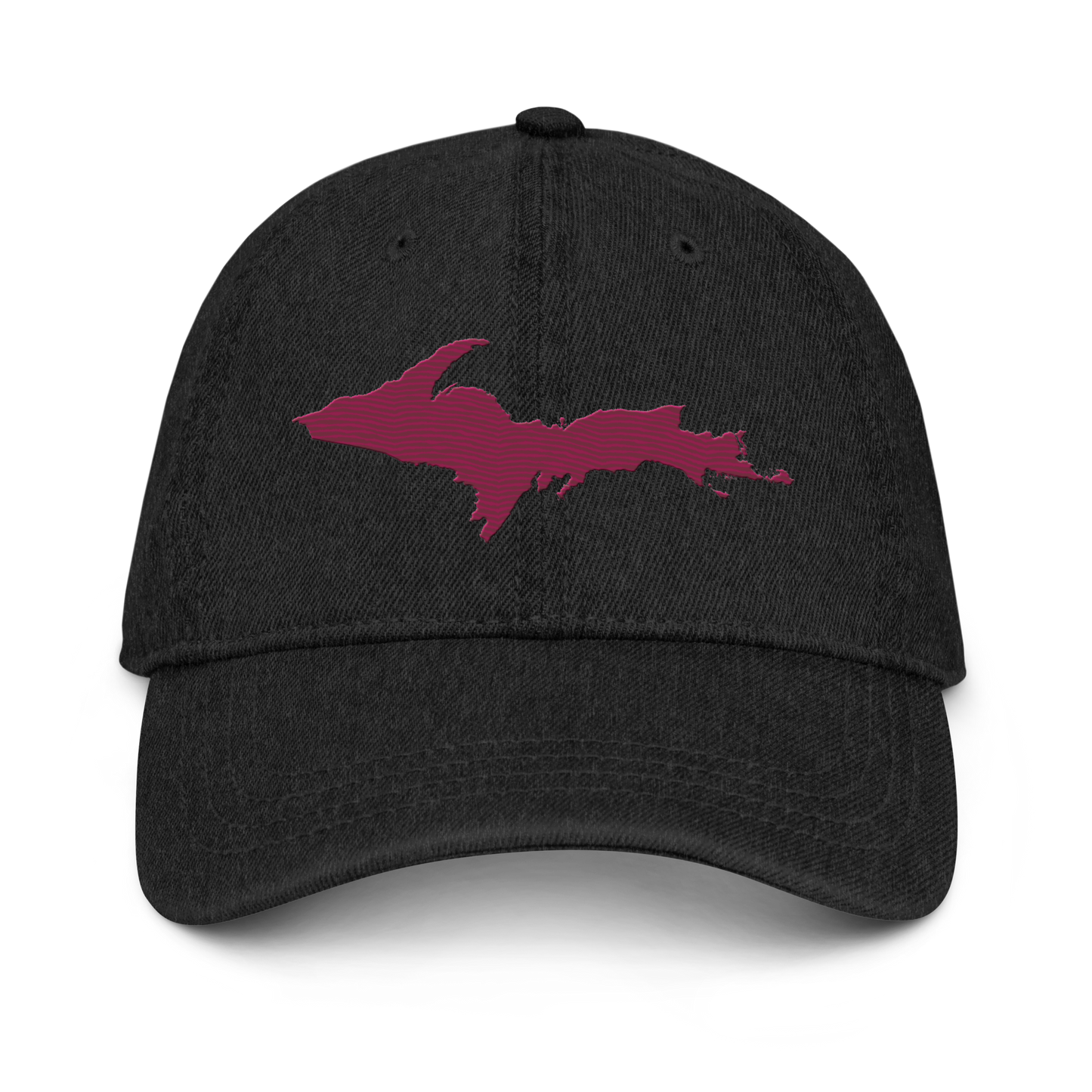 Upper Peninsula Denim Baseball Cap | Ruby Red