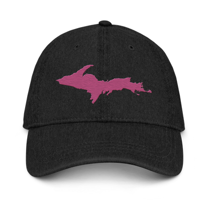 Upper Peninsula Denim Baseball Cap | Apple Blossom Pink