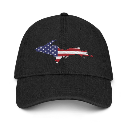 Upper Peninsula Denim Baseball Cap | Patriotic Edition