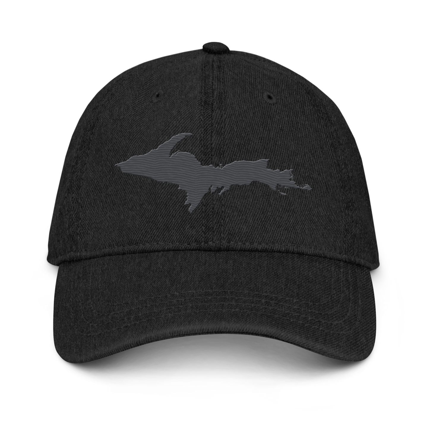 Upper Peninsula Denim Baseball Cap | Iron Ore Grey