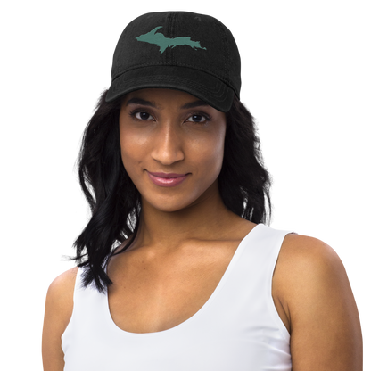 Upper Peninsula Denim Baseball Cap | Copper Green