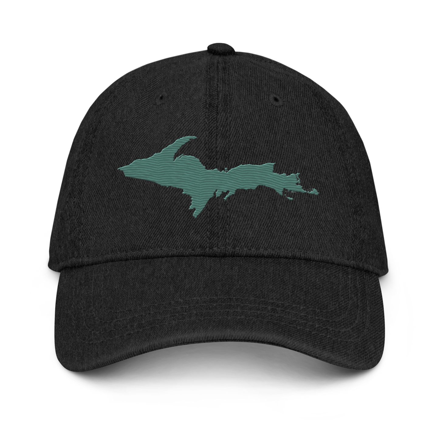 Upper Peninsula Denim Baseball Cap | Copper Green