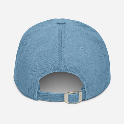 Detroit 'Old English D' Denim Baseball Cap (Patriotic Edition)