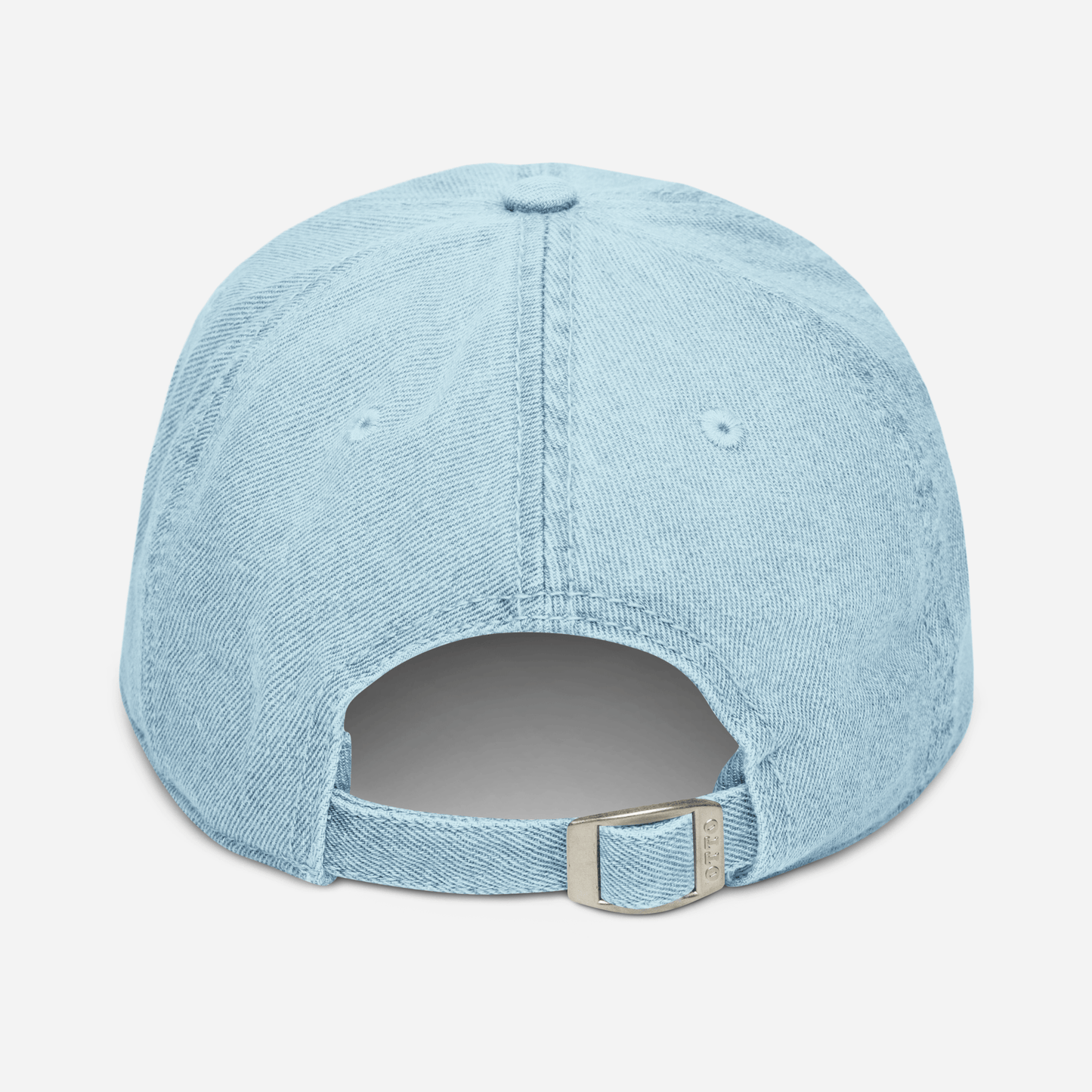 '313 Detroit Michigan' Denim Baseball Cap | Maple Leaf Orange