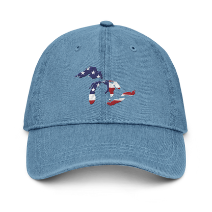 Great Lakes Denim Baseball Cap (Patriotic Edition)