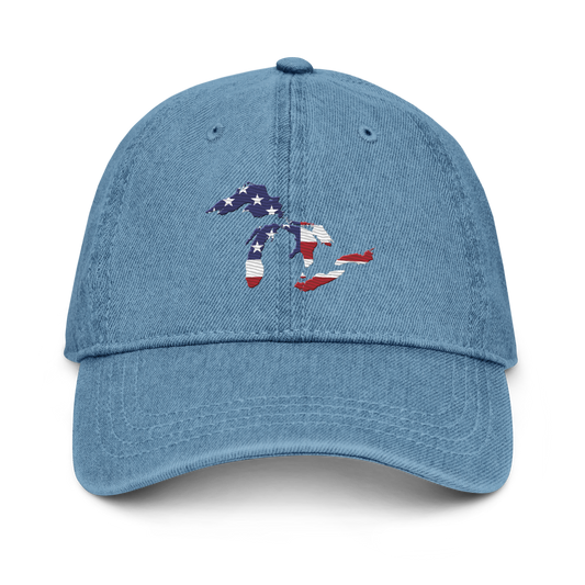 Great Lakes Denim Baseball Cap (Patriotic Edition)