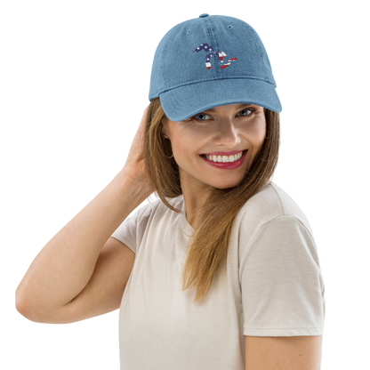 Great Lakes Denim Baseball Cap (Patriotic Edition)