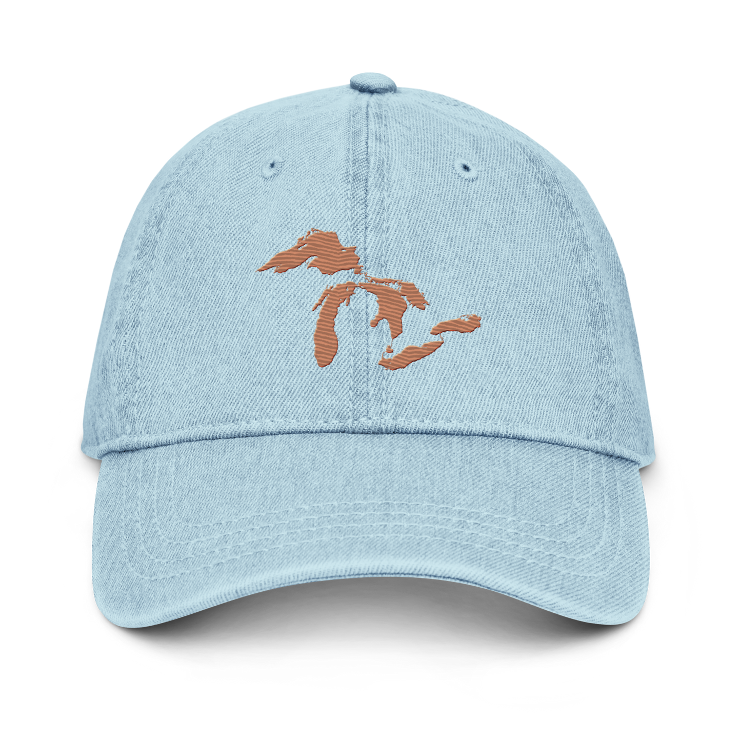 Great Lakes Denim Baseball Cap (Copper)