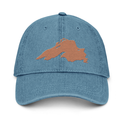 Lake Superior Denim Baseball Cap | Copper