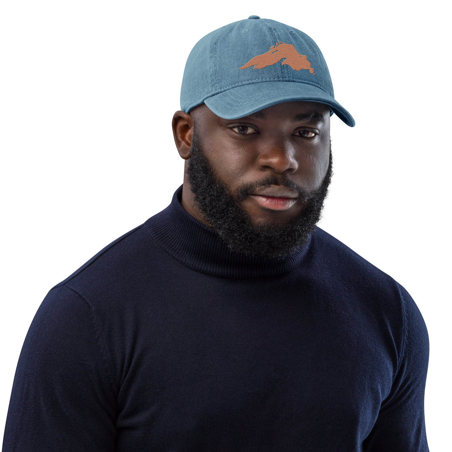 Lake Superior Denim Baseball Cap | Copper