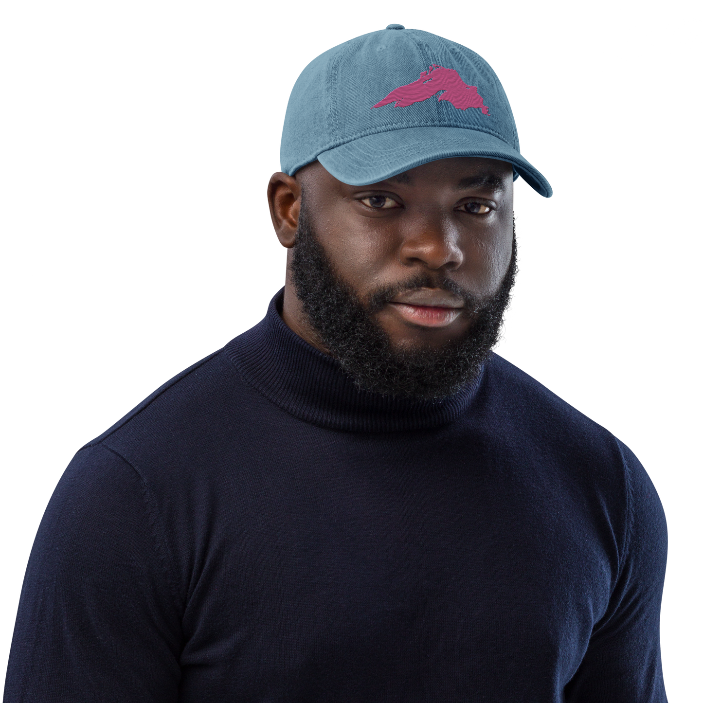 Lake Superior Denim Baseball Cap | Apple Blossom Pink