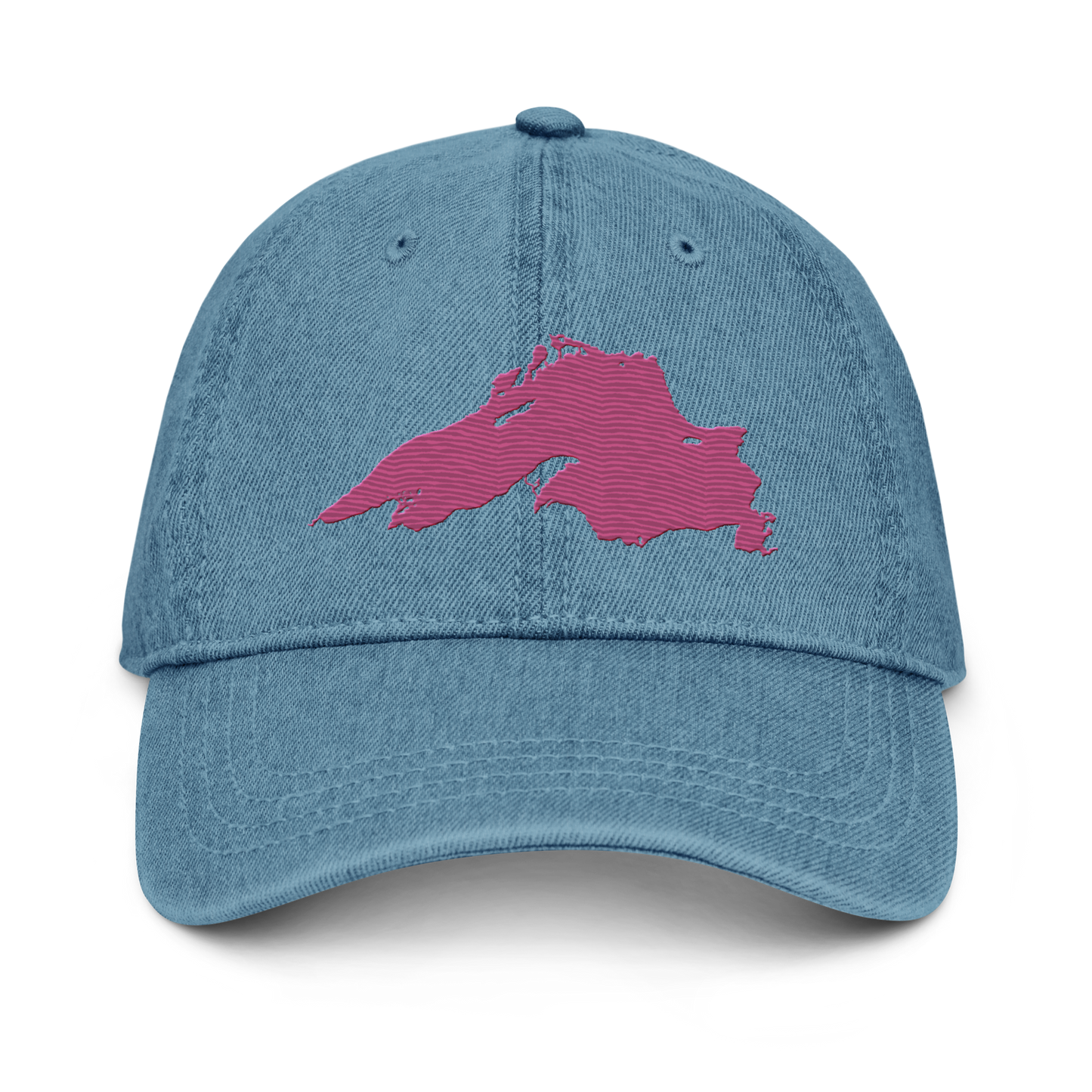 Lake Superior Denim Baseball Cap | Apple Blossom Pink