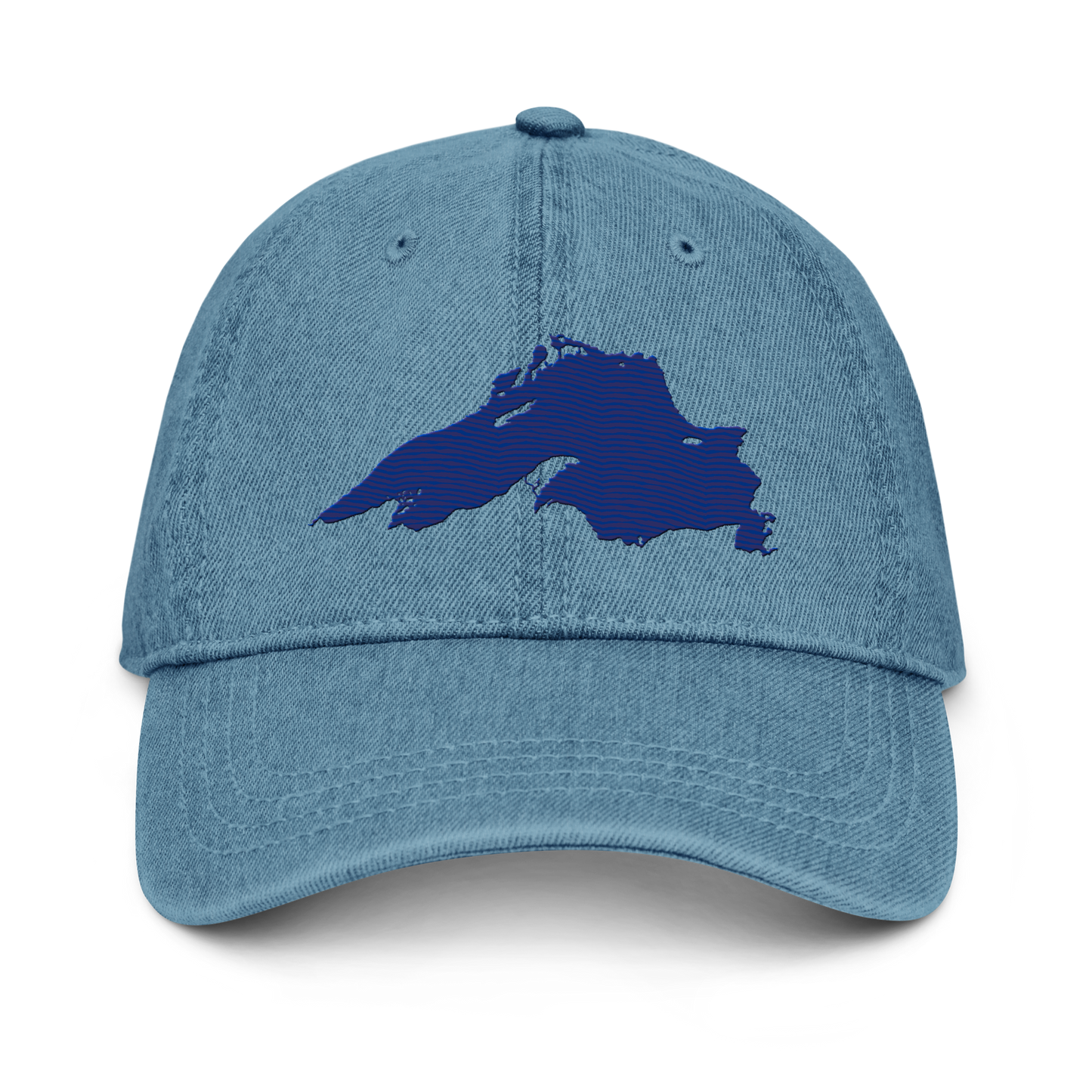 Lake Superior Denim Baseball Cap | Bourbon Blue