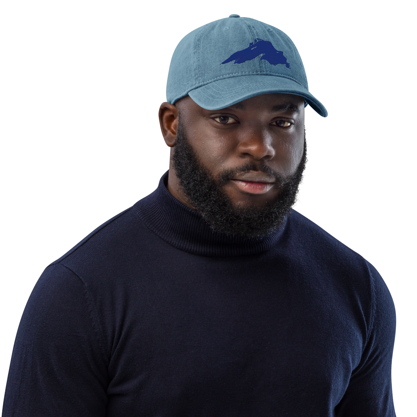 Lake Superior Denim Baseball Cap | Bourbon Blue