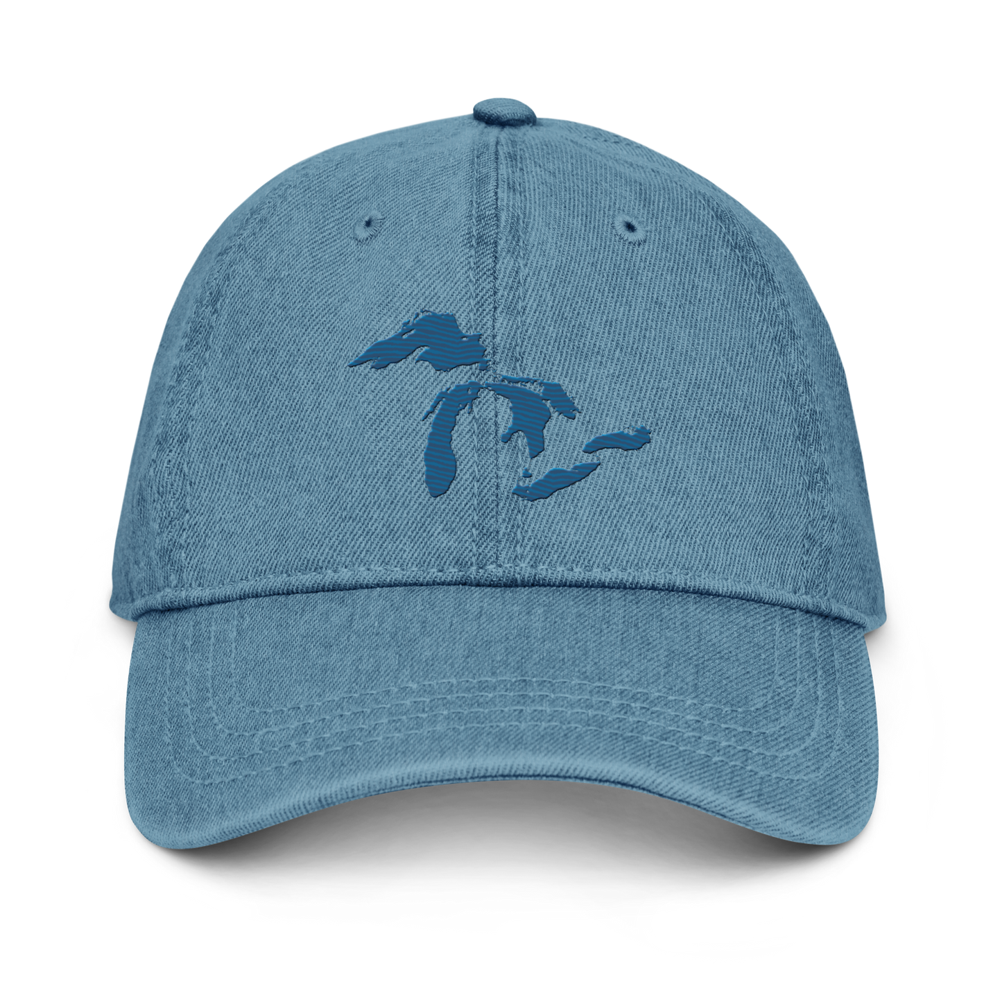 Great Lakes Denim Baseball Cap | Blueberry