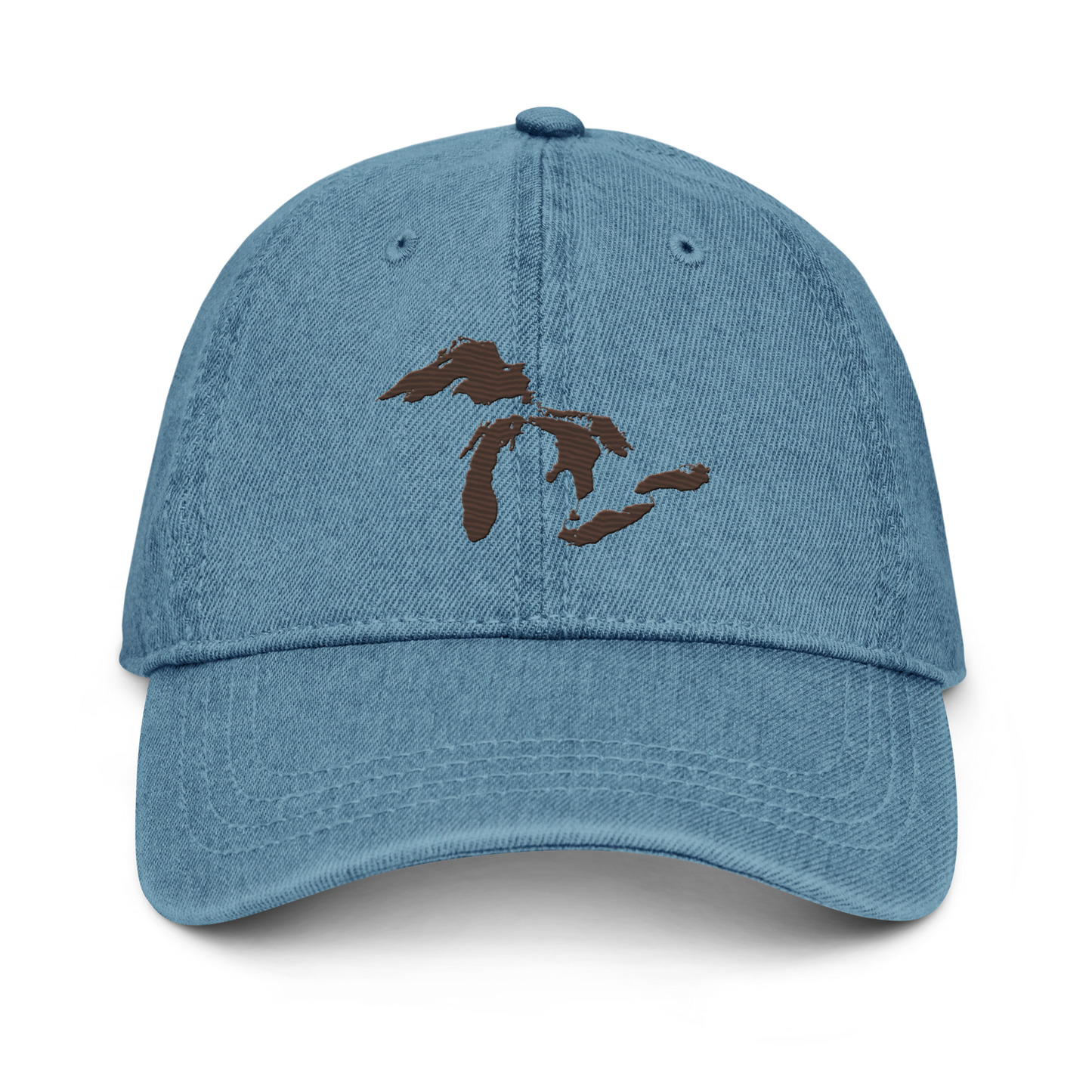 Great Lakes Denim Baseball Cap | Hickory Brown