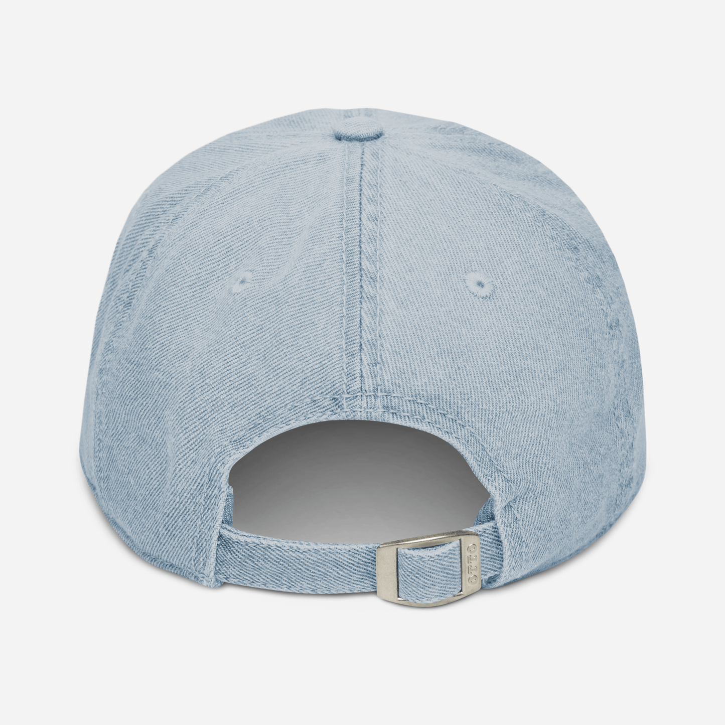 '313 Detroit Michigan' Denim Baseball Cap | Army Green