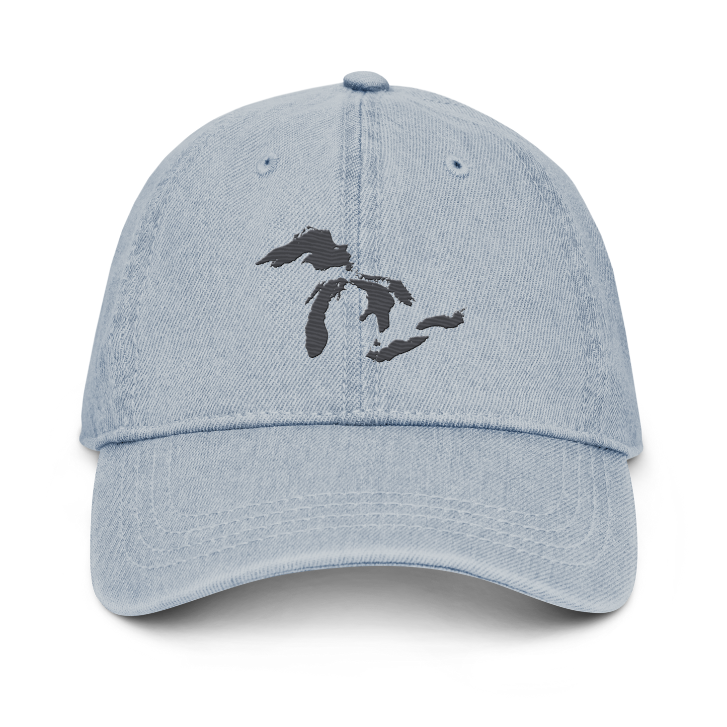 Great Lakes Denim Baseball Cap (Iron Ore Grey)