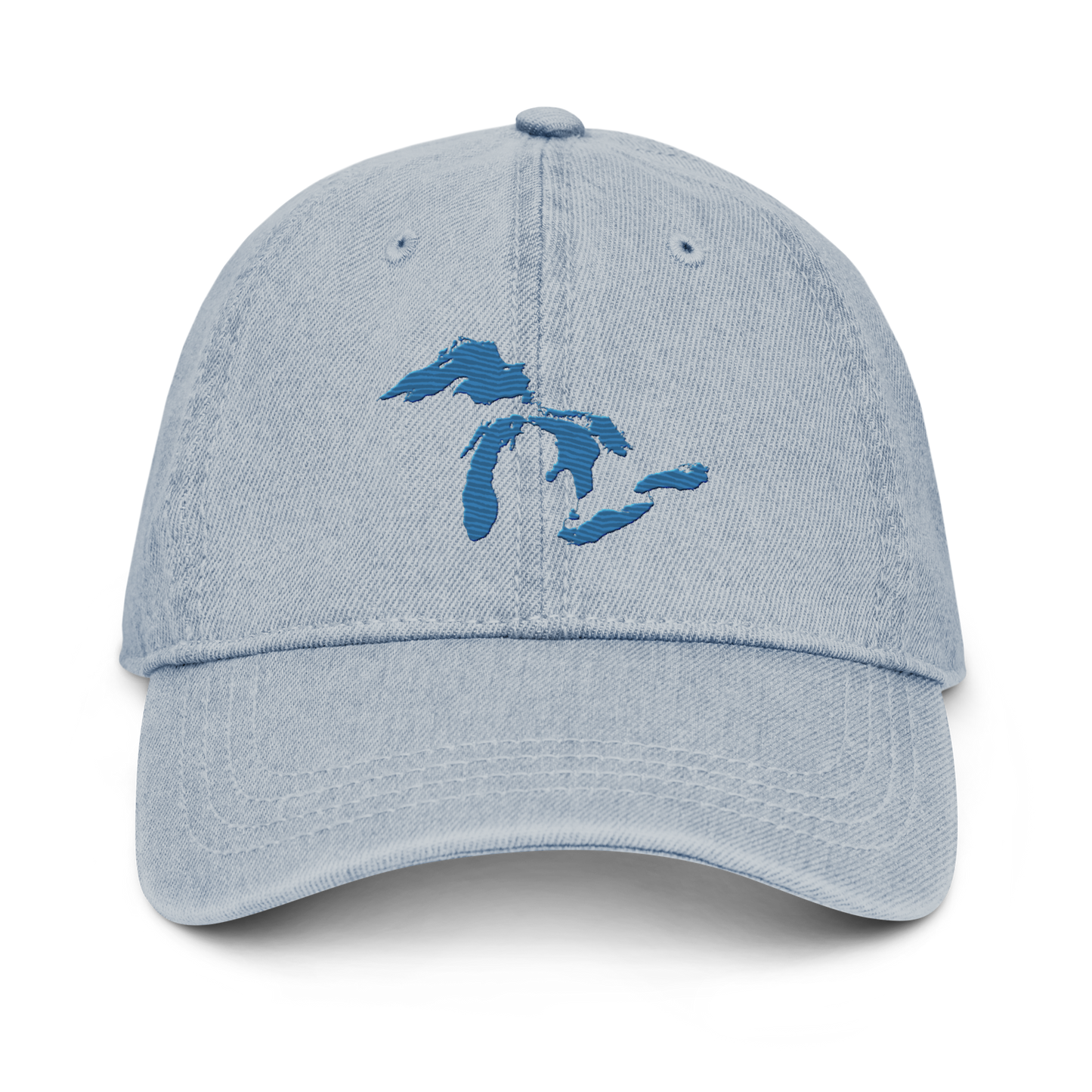 Great Lakes Denim Baseball Cap (Superior Blue)