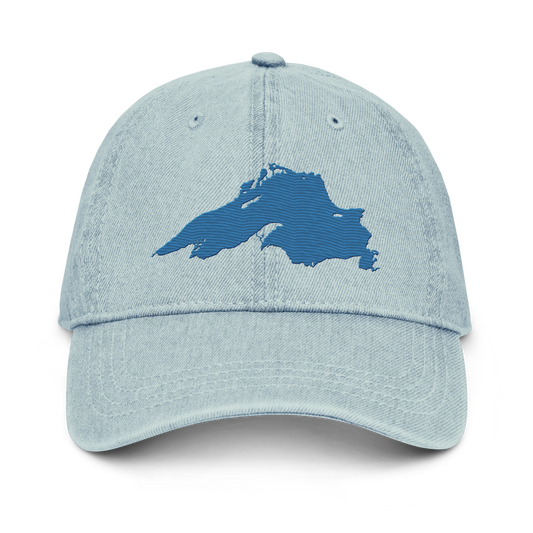 Lake Superior Denim Baseball Cap | Superior Blue