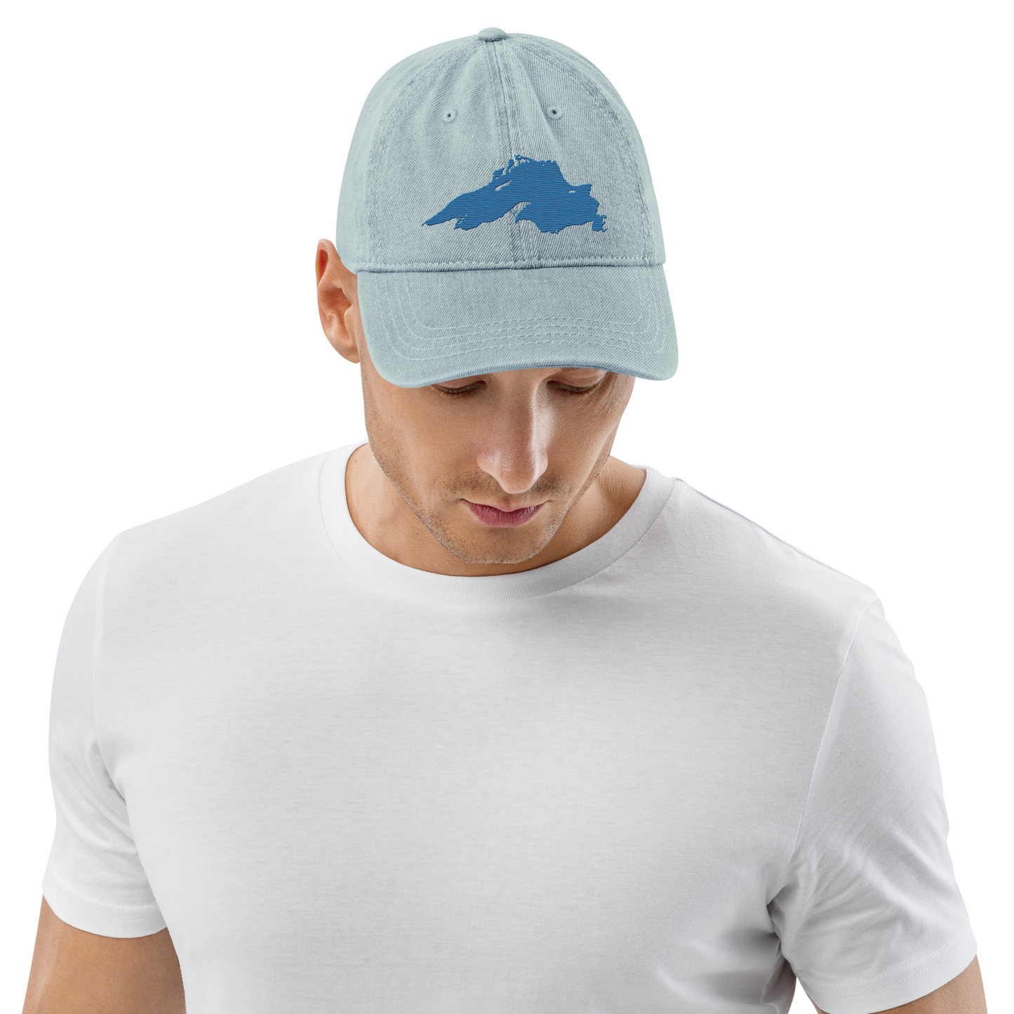 Lake Superior Denim Baseball Cap | Superior Blue