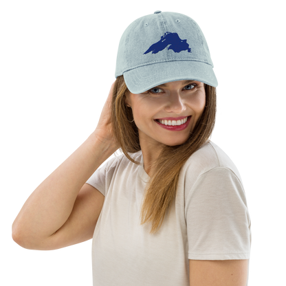 Lake Superior Denim Baseball Cap | Bourbon Blue