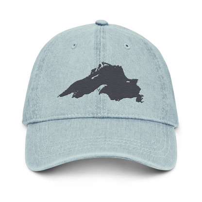 Lake Superior Denim Baseball Cap | Iron Ore Grey