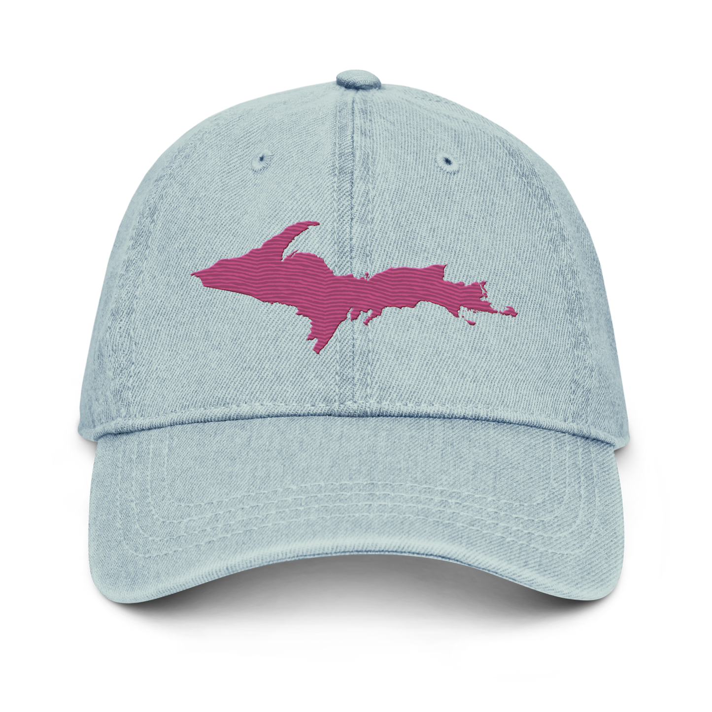 Upper Peninsula Denim Baseball Cap | Apple Blossom Pink