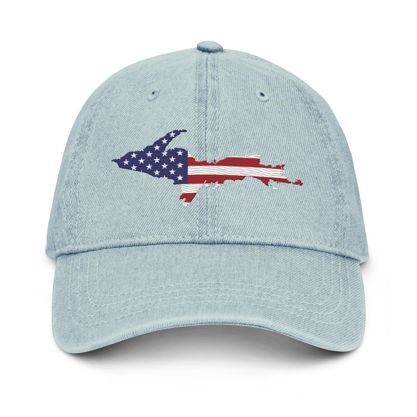 Upper Peninsula Denim Baseball Cap | Patriotic Edition
