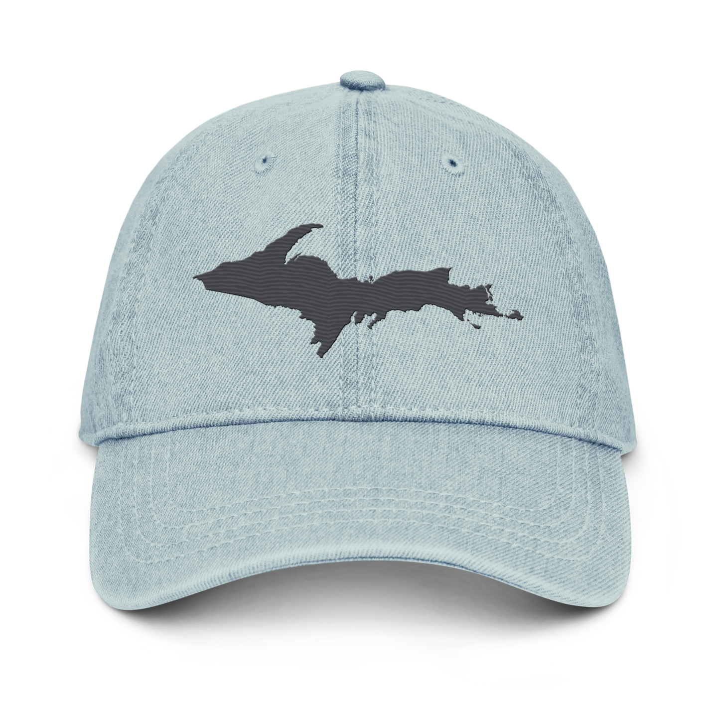 Upper Peninsula Denim Baseball Cap | Iron Ore Grey