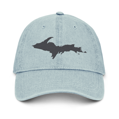 Upper Peninsula Denim Baseball Cap | Iron Ore Grey