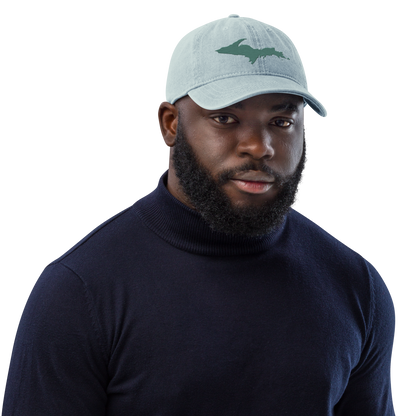 Upper Peninsula Denim Baseball Cap | Copper Green