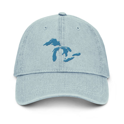 Great Lakes Denim Baseball Cap | Traverse Blue