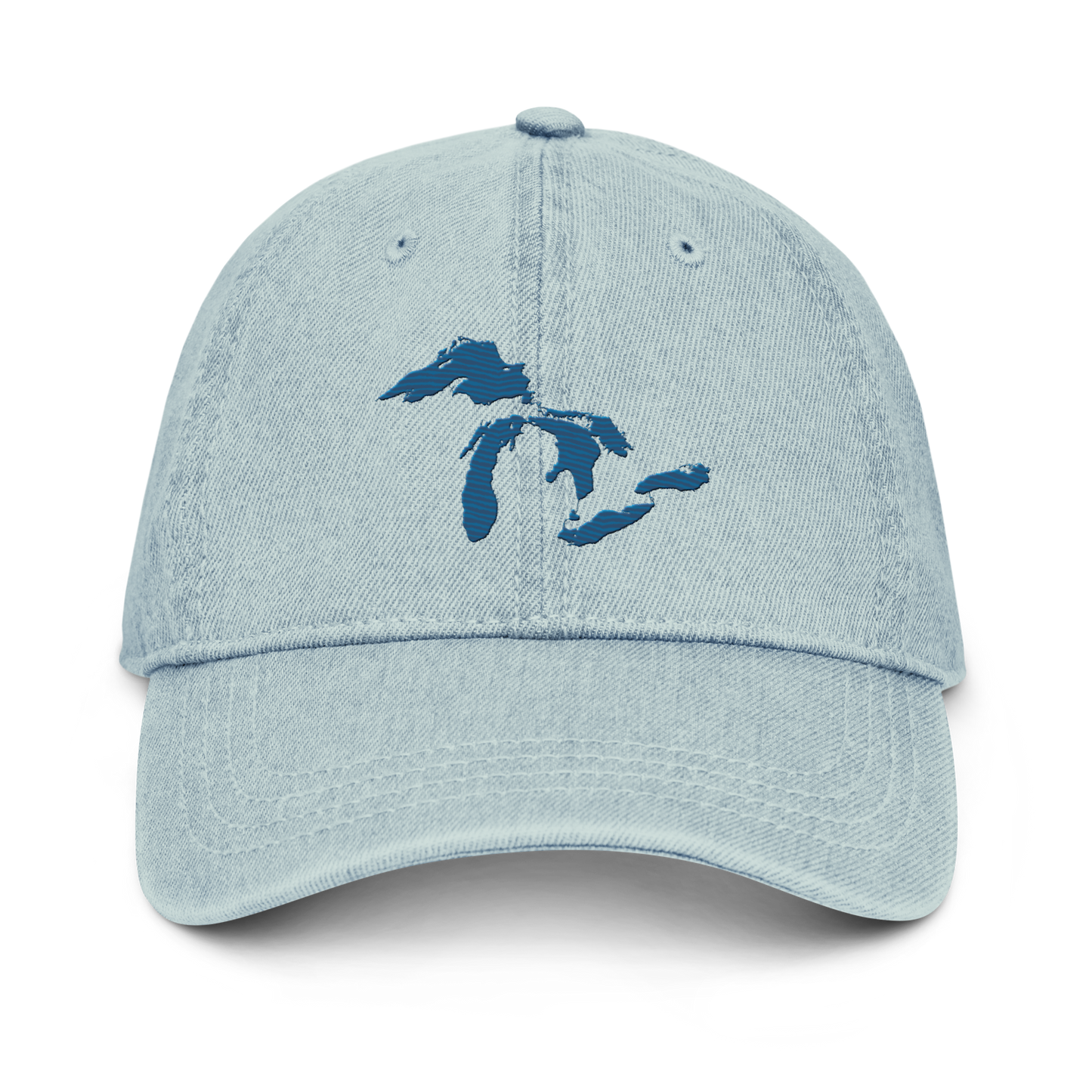 Great Lakes Denim Baseball Cap | Blueberry