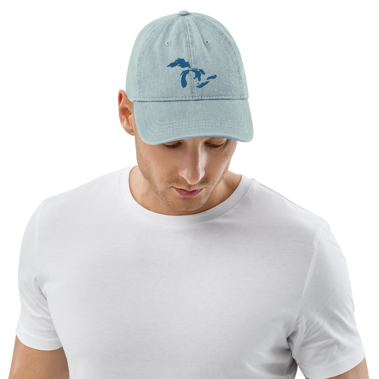 Great Lakes Denim Baseball Cap | Blueberry