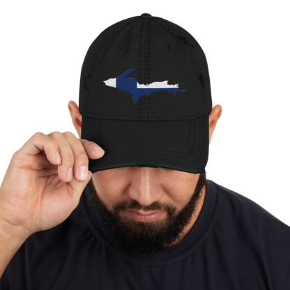 Michigan Upper Peninsula Distressed Dad Hat (FInnish Edition)