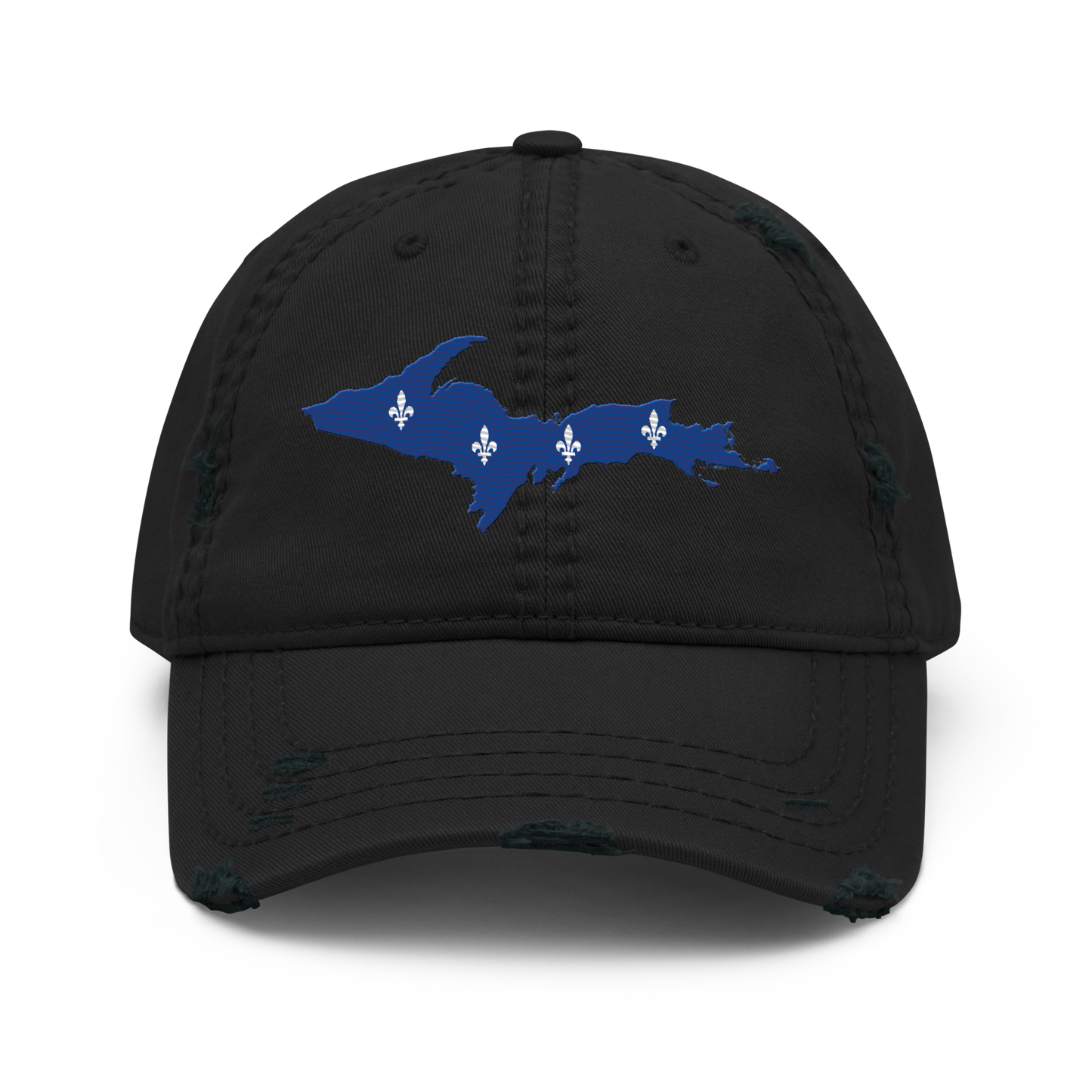 Michigan Upper Peninsula Distressed Dad Hat (French-Canadian Edition)