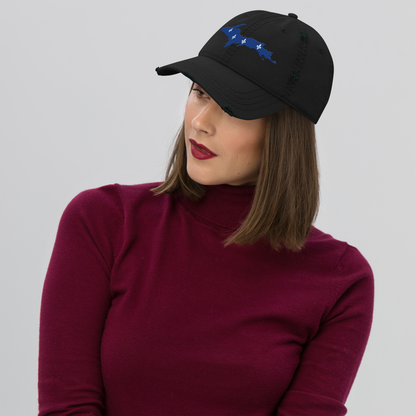 Michigan Upper Peninsula Distressed Dad Hat (French-Canadian Edition)